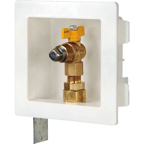 recessed gas valve
